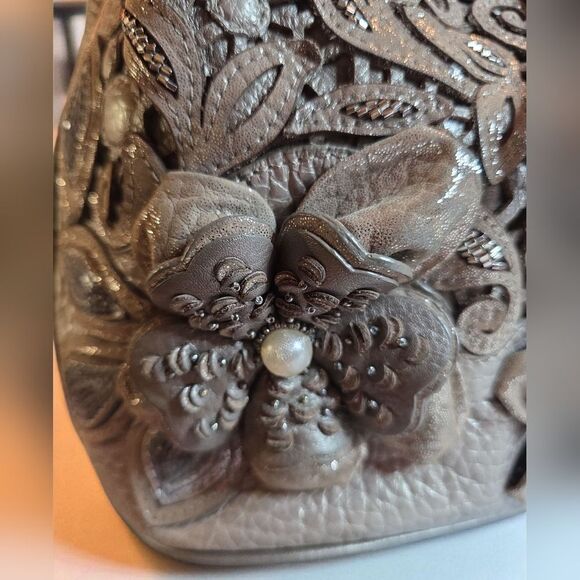 Brighton Masterpiece Catch the Moon Leather Handbag Limited Edition Good Conditi - Picture 4 of 13